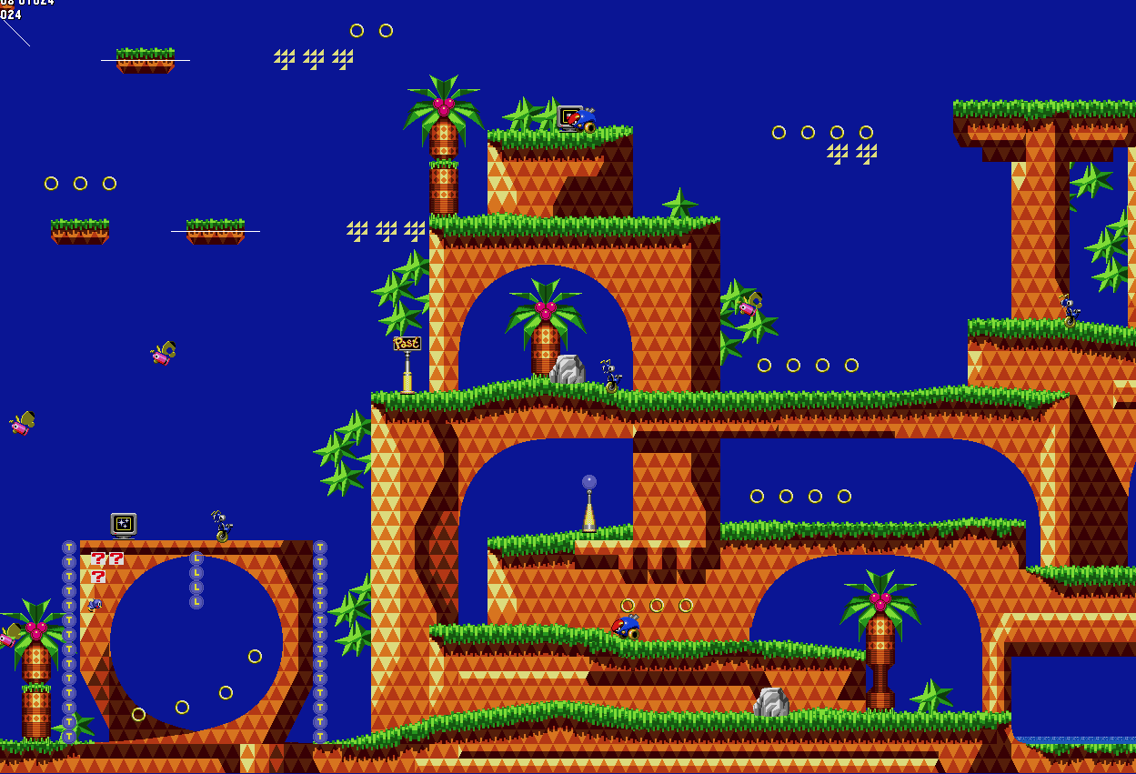 sonic green hill zone map