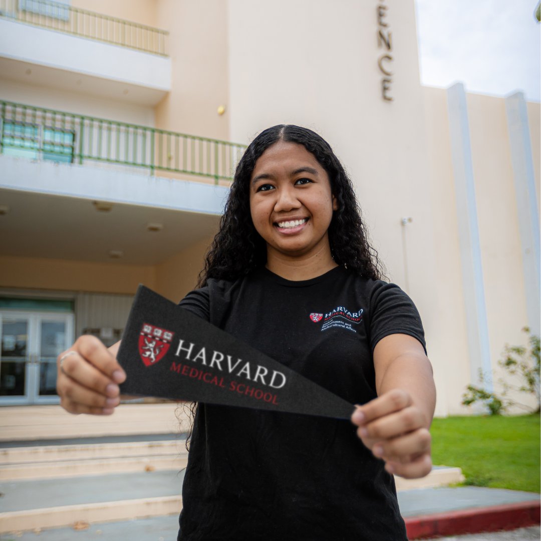 UOGTriton's tweet photo. Starting this month, former UOG valedictorian Megan Gimmen will spend the next four years working toward a Doctor of Medicine at Harvard Medical School!

Biba, Megan! 🔱
#UOGTritons #BibaTritons #TritonAlumni

Read More: https://t.co/JhSBdcxOwu https://t.co/Yzg2Q1ax4w