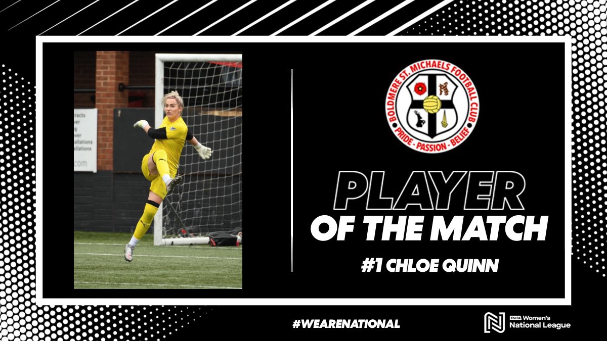 Boldmere_WFC's tweet photo. Congratulations to @ChloeQuinn82 who was awarded OPOTM from our opening game last Sunday. 

Chloe has been sponsored by @ConservationLtd for the 22-23 season. Thank you so much for your support! 🙌 https://t.co/egn8iOSkM9