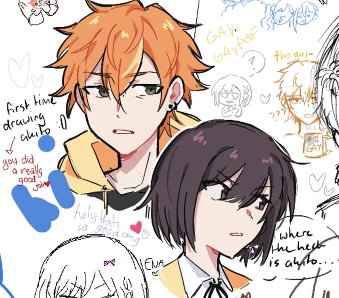 haii it's me 🤭🤭 i enjoyed drawing the shinonomes a lot :D https://t.co/iP2jRRYQwz 