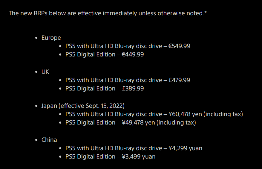 Dealabs's tweet photo. 🚨
Augmentation du prix de la PS5... 
549,99€ au lieu de 499,99€ pour la PS5 Standard
449,99€ au lieu de 399,99€ pour la digitale  
➡ https://t.co/S4u7M5PIaC ⬅ https://t.co/3mG6bm0LxE