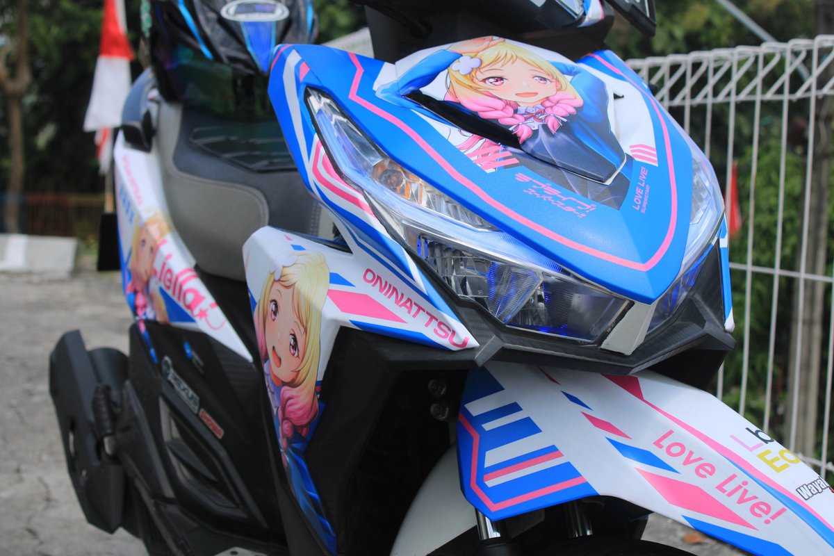 Rinoarashi39's tweet photo. Reintroducing my Itansha~
bike: 2016 Honda Vario 125
chara: Natsumi Onitsuka from Liella! - Love Live! Superstar!!
#itansha #itasha #vario #鬼塚夏美 #ラブライブ #ラブライブスーパースター #lovelivesuperstar #lovelive #liella #honda #click #hondaclick #click125i #hondavario https://t.co/3NJ7hfDoqi