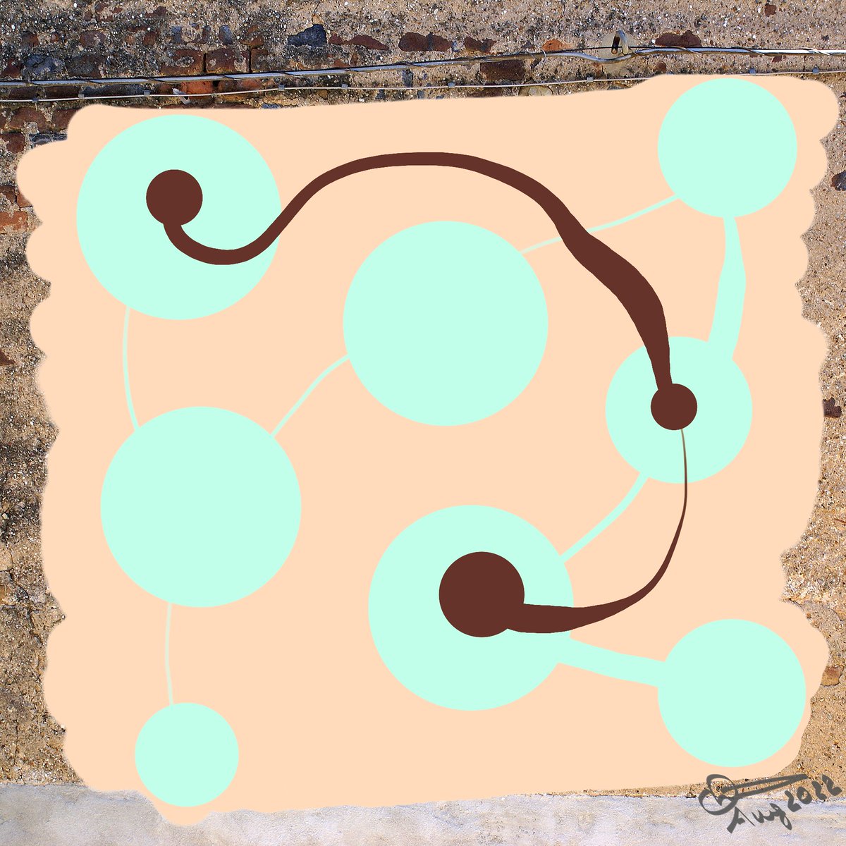 VeryLazyTeam1's tweet photo. The 3 levels of bubbles and the secondary background are optionals, while the primary background (the wall) is not as it gives the name to the collection (Scribbled Walls) at https://t.co/QFHdzz6AEs https://t.co/6uPCUJjHvN