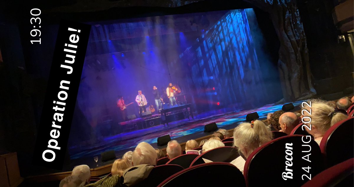 Had a fantastic evening at <a href="/Brycheiniog/">Theatr Brycheiniog</a> last night watching #OperationJulie Great to be back watching live theatre! Congratulations to <a href="/theatrnanog/">Theatr na nÓg</a> on an incredible production! This company never fails to impress! Really recommend! Great to catch up with <a href="/CarysHaf1/">Carys-Haf Williams</a> as well! 👏