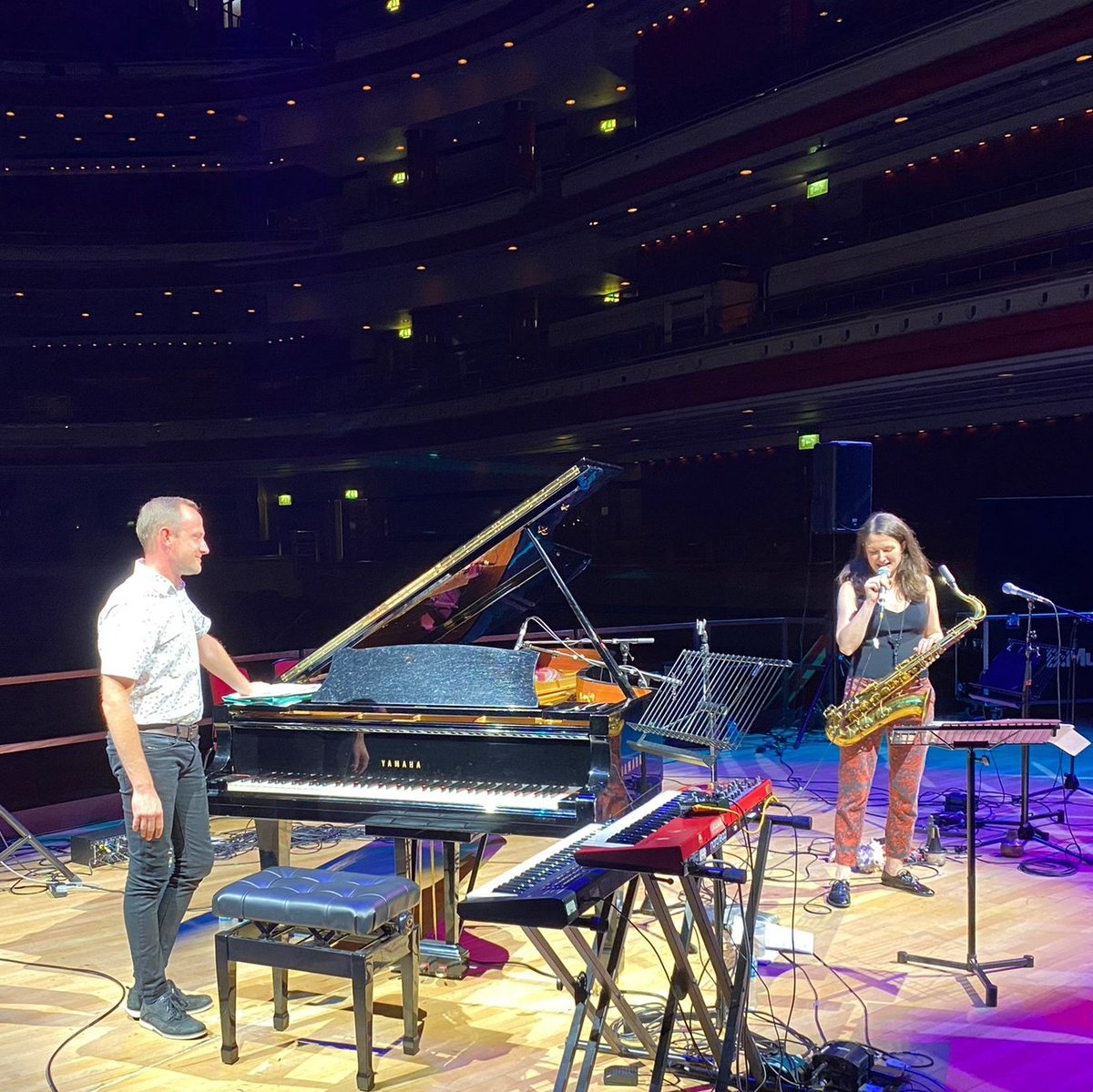 Trish Clowes (@trishclowes) on Twitter photo 💜 Such a great gig w/ Ross last night at Symphony Hall... Thanks so much to everyone that came to listen, & to <a href="/JoelBarfordDrum/">Joel Barford</a> for the pic! 💜 💜 Such a great gig w/ Ross last night at Symphony Hall... Thanks so much to everyone that came to listen, & to <a href="/JoelBarfordDrum/">Joel Barford</a> for the pic! 💜