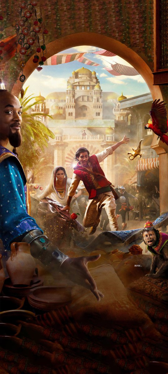 BoseMurugan61's tweet photo. ALADDIN 👳🐒🧞‍♂️

#Aladdin #wallpaper 
#Disney https://t.co/O8GwaZxXAV