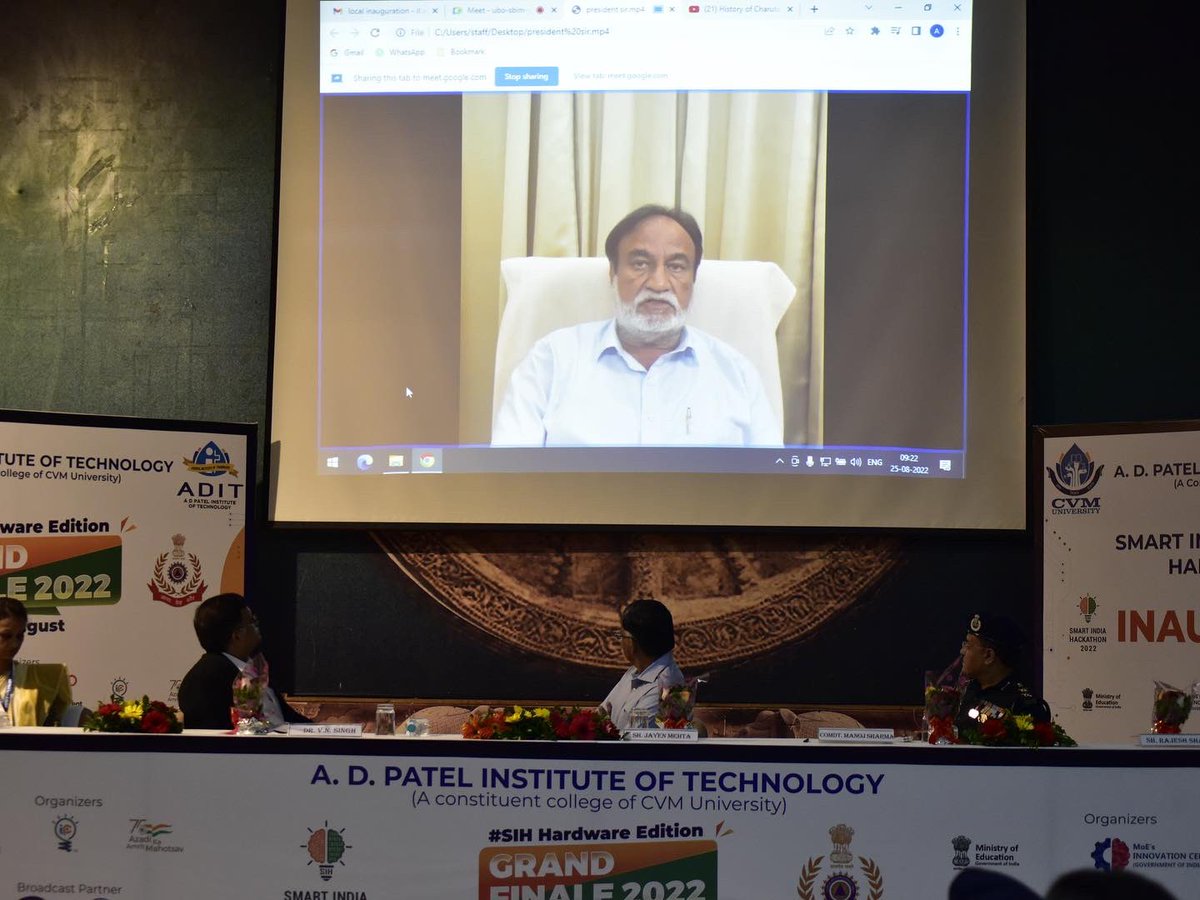 adit_cvmu's tweet image. Inauguration of Smart India Hackathon 2022 at ADIT-CVMU Nodal Centre #SIH2022 #InnovationSeAtmanirbharBharat #cvmuniversity #adit_cvmuniversity 

@narendramodi 
@PMOIndia 
@EduMinOfIndia 
@PIBHRD 
@mhrd_innovation 
@AICTE_INDIA 
@abhayjere 
@SIH2022_MIC
@NDRFHQ 
@cvmu
@adit_cvmu