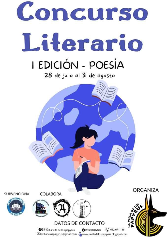 venalacuaderna's tweet photo. 🔊 quedan los últimos días para participar en el concurso de poesía que organiza @tuitpapyrus en el que colaboramos. Anímate que hay premio 😜 https://t.co/TCuAylqfpS