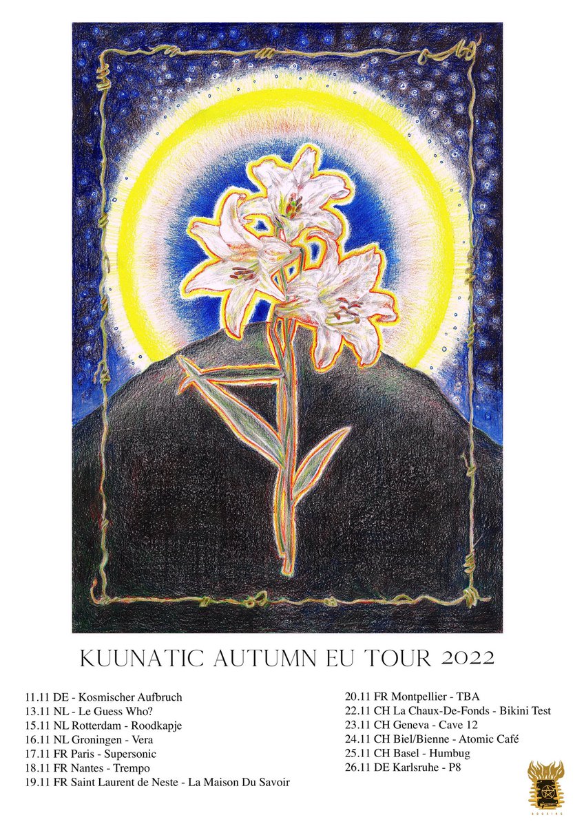kuunatic's tweet photo. Hi everyone, we are so happy to announce that we are coming back to play in Europe this November again!! See you there 🌕🌕🌕 https://t.co/WXhTeJJvhb