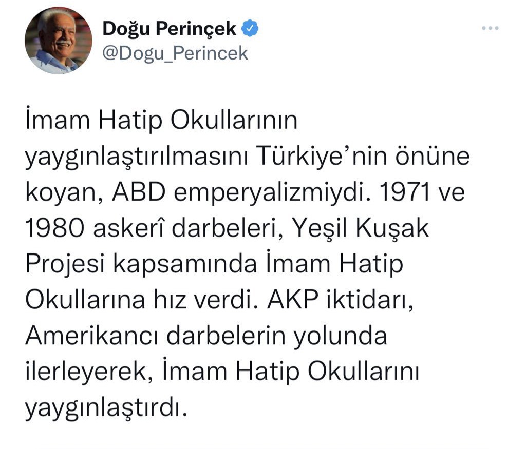 Doğu Perinçek vs Batı Perinçek
