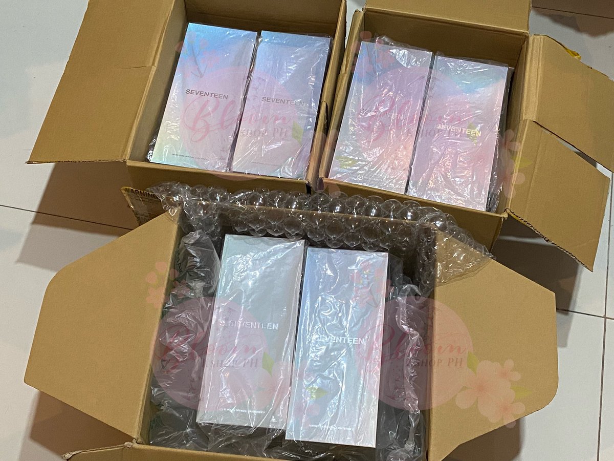 BloomKshopPH's tweet photo. #BloomKSPHUpdates SEVENTEEN CARATBONG VER. 2 FAST ETA
All boxes are finally here!!! will start packing tonight until tomorrow medyo busy pa me sa plates pero sco pick up date will be on saturday~ https://t.co/CL4Xr22Jzz