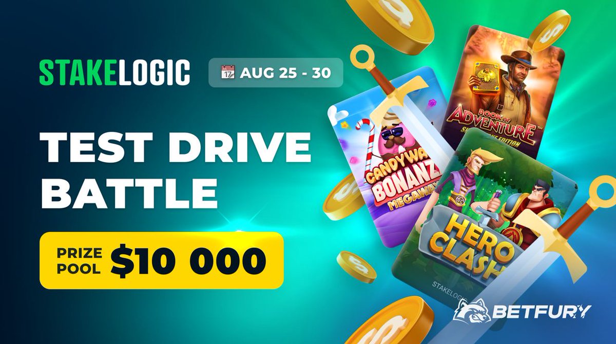 BetfuryID's tweet photo. Test Drive @Stakelogic  #Battle
$10000  #USDT &amp; #BFG🍋

Main #Slot  #Stakelogic 
25-30 Agustus
Mulai: 25 AUG, 08:00 UTC
Bet #Coin bebas
100 #Pemenang 

Lakukan Test Drive Slot! KLIK ❤️ https://t.co/wfyN3Ni7aP
@Lux_____Sky @Fier1012 @coinkit_ give 500 2 btc