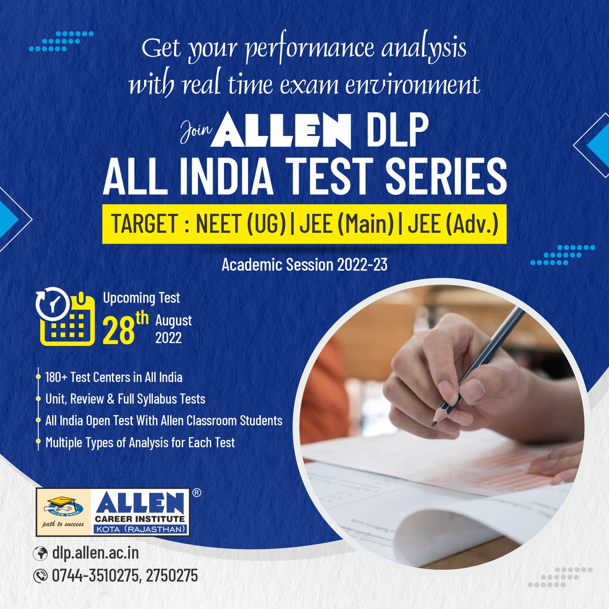 ALLEN Career Institute on Twitter "🏆Evaluate your NEET/JEE preparation level with ALLEN DLP's