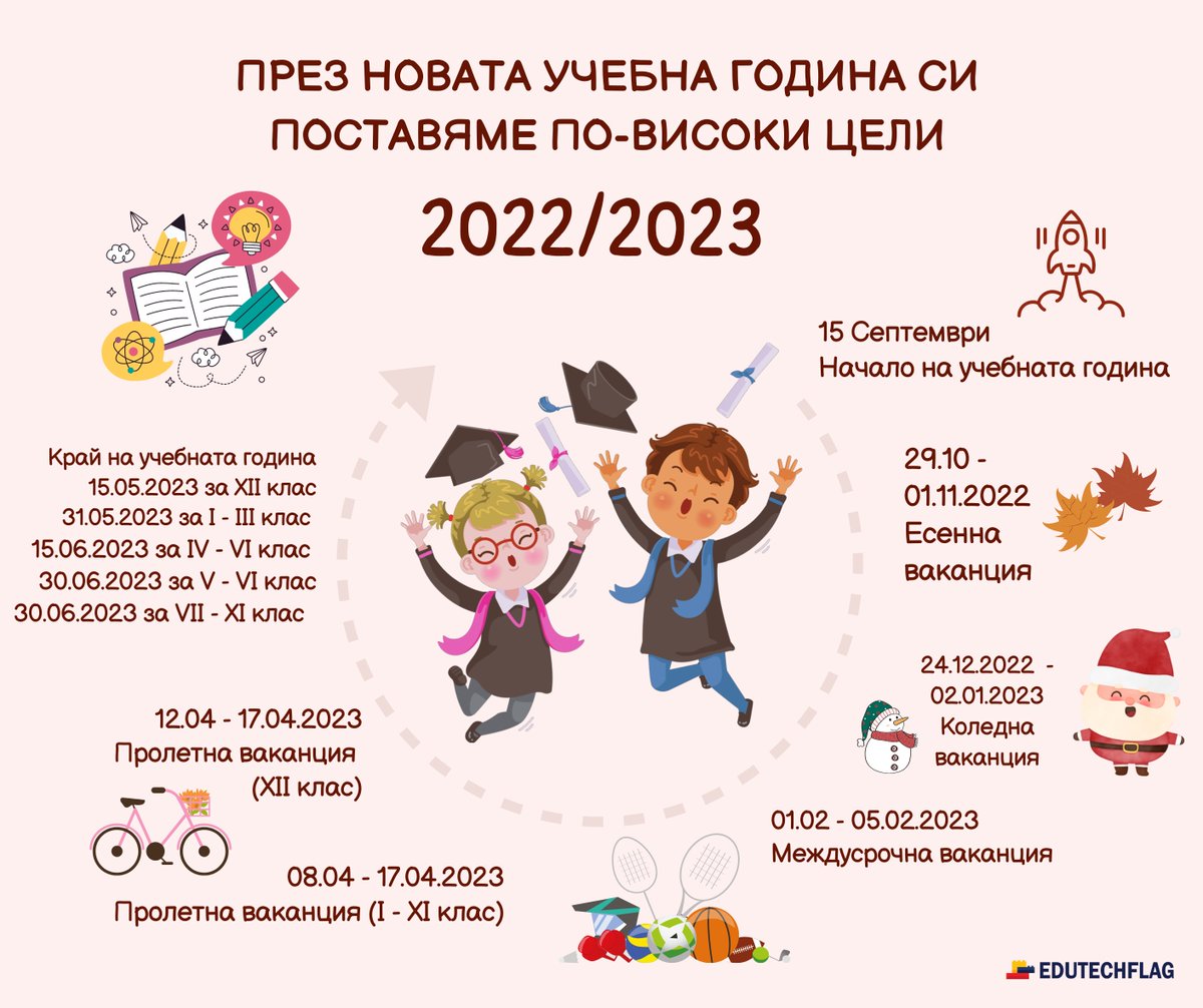 EduTechFlag's tweet photo. Очакваме новата учебна година с много нови знания и идеи! @edutechflag https://t.co/SaNIvRnXM7