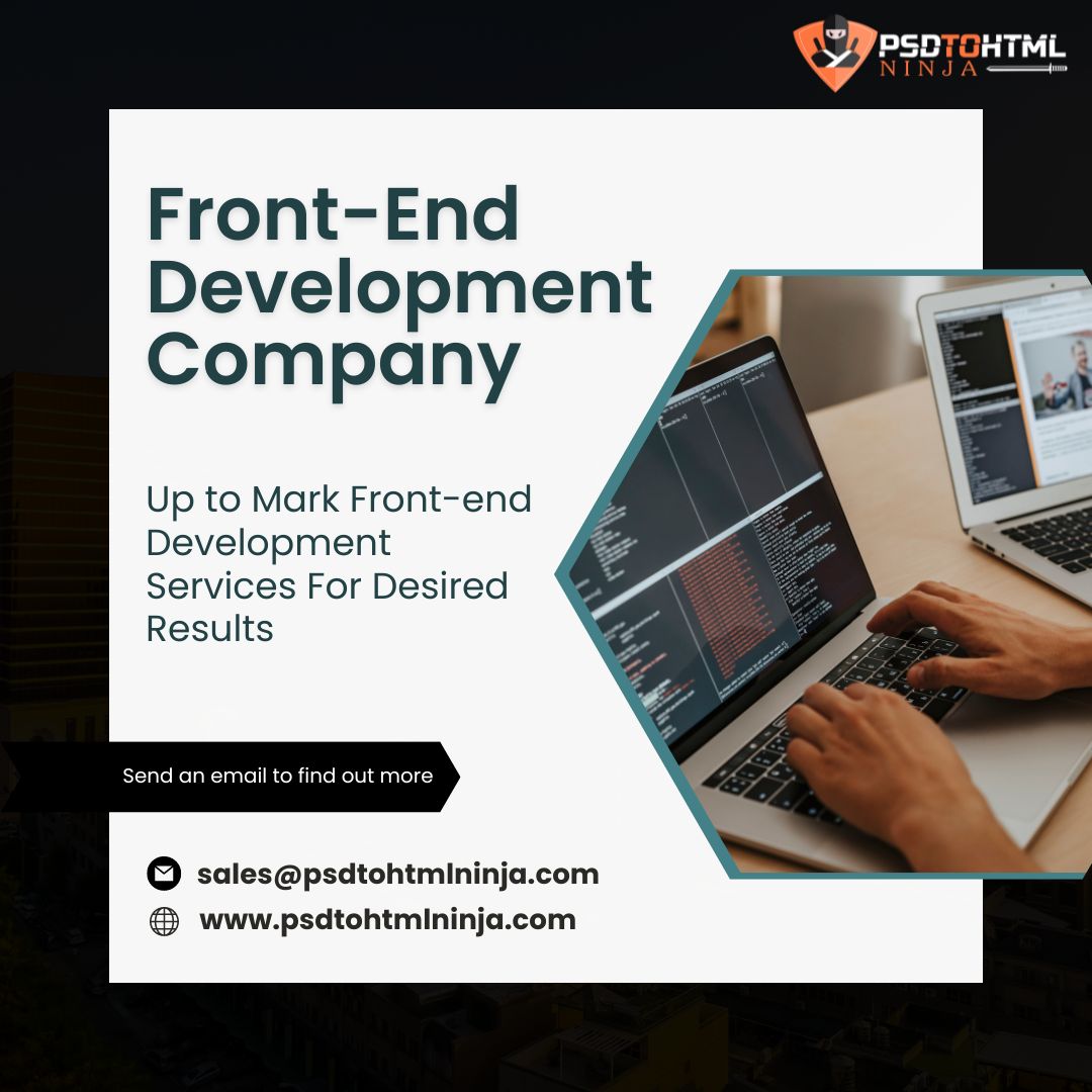 ninjapsdtohtml's tweet image. Get front-end development services &amp;amp; powerful user-friendly interfaces based on the advanced technologies and latest industry trends.

Get in touch with us 👉 bit.ly/3wukSpe

#frontenddevelopment #frontenddevelopmentservices #frontenddevelopmentcompany #webdevelopment