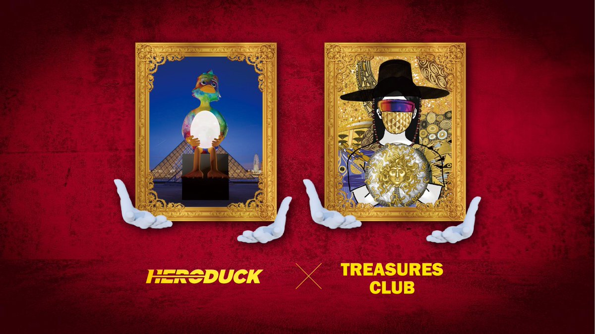 Official Partnership Announcement 
We're happy to announce our partnership with 
<a href="/_TreasuresClub/">Treasure Labs</a>

Welcome to our open lounge!
open.kakao.com/o/gVGXcHxe

🎁freemint 2 of Hero Duck
➡️Follow 
<a href="/hero_ducks/">HERO DUCK</a>
 &amp;  discord.gg/mQZJbxKykc
➡️Like,RT &amp; tag 5 friends, Discord ID

⏰~30th Aug