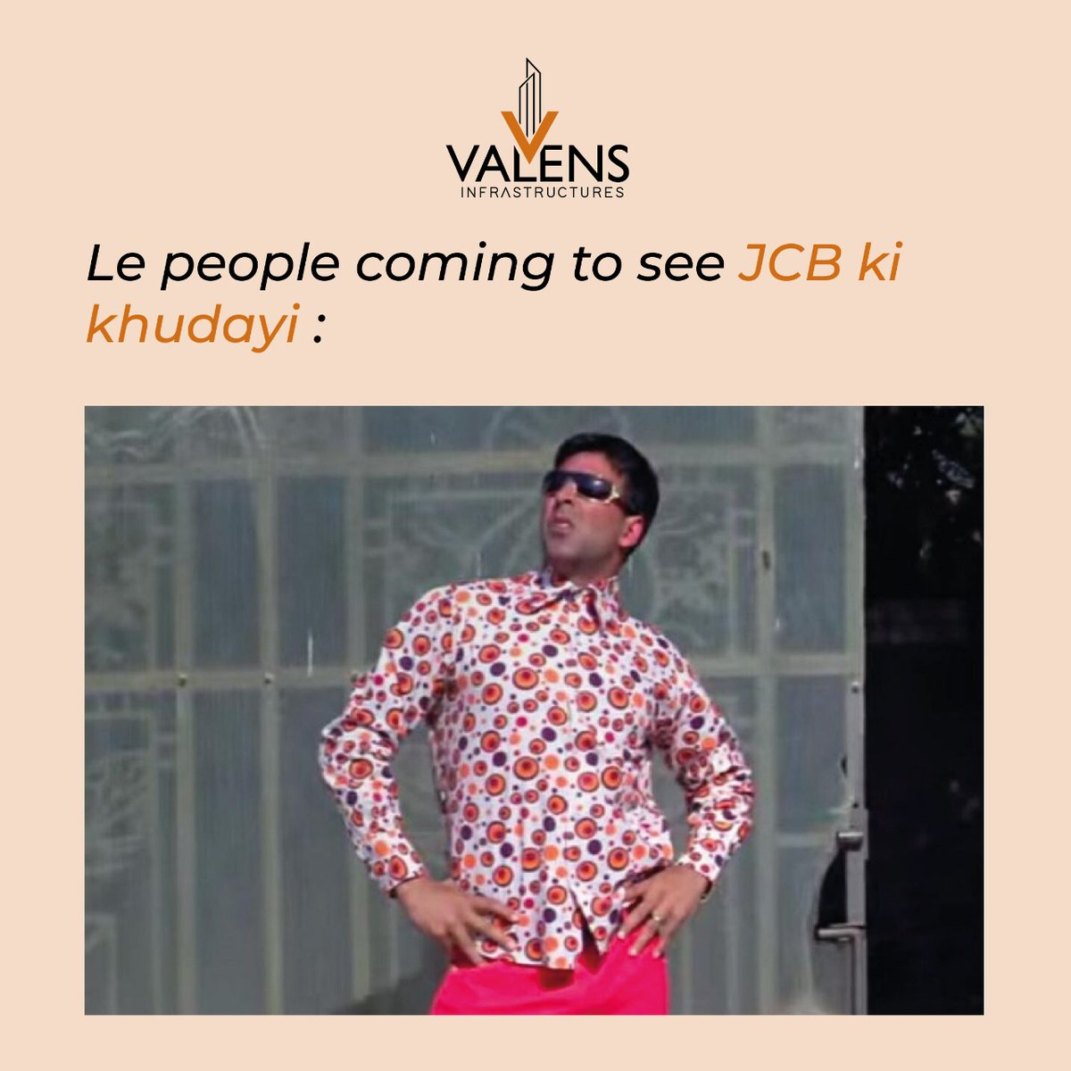 valens_infra's tweet photo. Khudayi ho toh JCB wali 🙂

#valensinfra #valensodisha #construction #cuttack #bhubaneswar #Odisha #realestate #constructioncompany #memeoftheday #realestatememe https://t.co/OTiGItSP8r