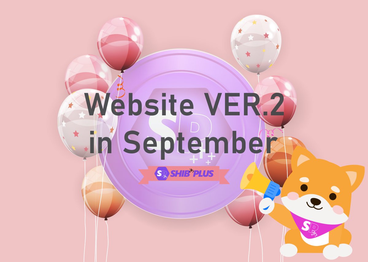 inajang4's tweet photo. The new homepage is to be opened in September🎉

A new homepage of #SHIBPLUS, which has been decorated more abundantly, will be opened.

Coming soon👍

#SHIB #Reward #MATIC #Polygon #QuickSwap https://t.co/bI5FaZVfyG