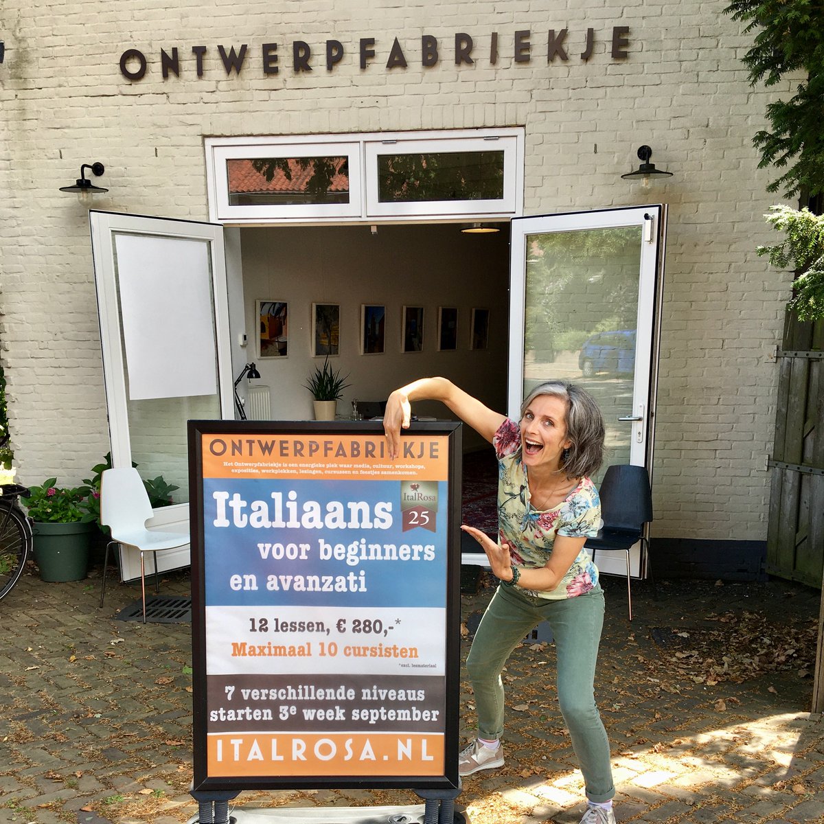 19 september begint het nieuwe cursusseizoen in het <a href="/fabriekje/">Het Ontwerpfabriekje</a>.
7 cursussen #Italiaans op verschillende niveaus. Hier en daar is nog plek. Partecipi anche tu?
Zie voor meer informatie/aanmelding: italrosa.nl/?pagina=Groeps…
#italiaanslereninHilversum #ItalRosa25