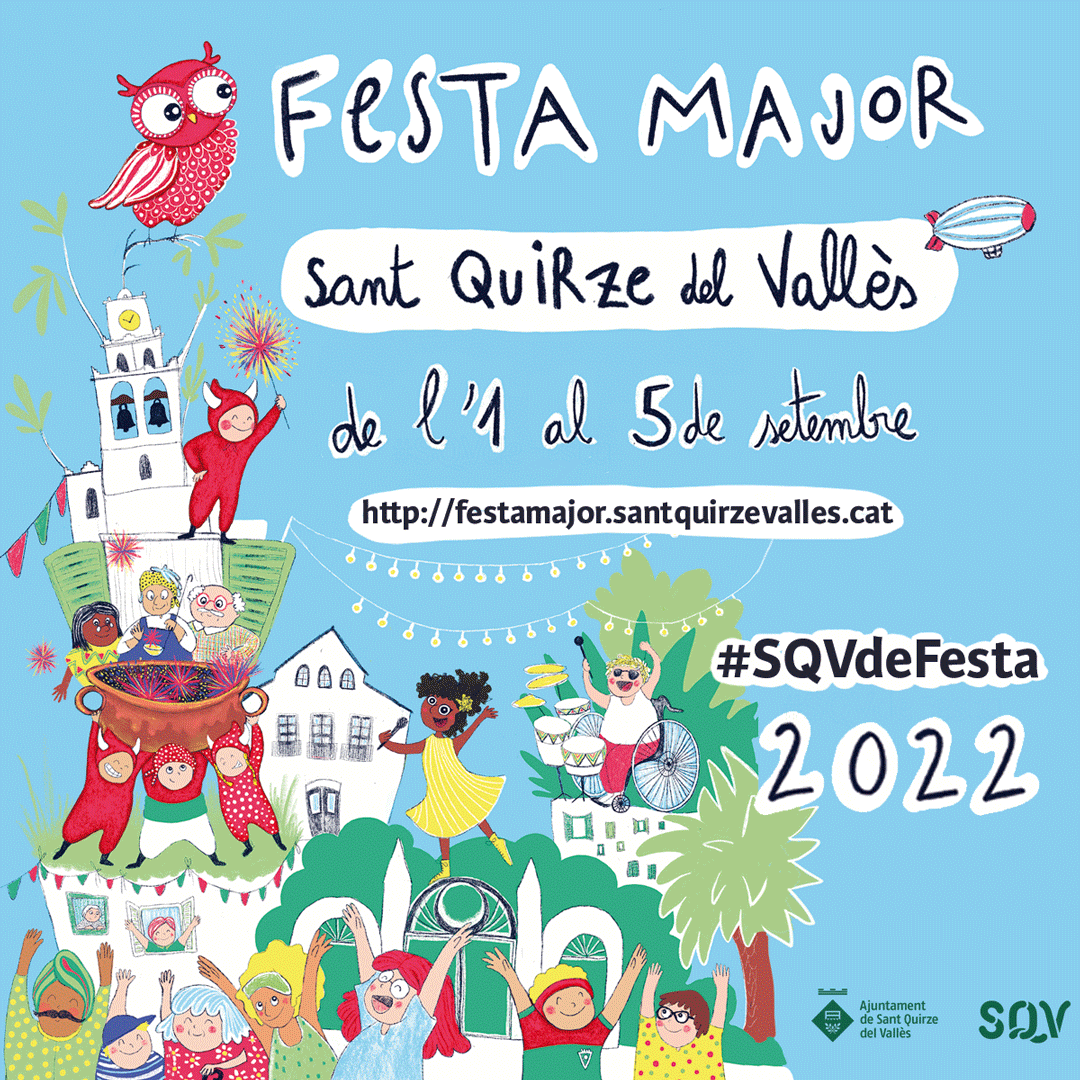 ajsantquirze's tweet photo. 🥳 Visita el web de la Festa Major de #SQV!

🎉 Hi trobaràs tota la programació, que també et pots descarregar en format digital, informació de servei i mobilitat, consells per gaudir d'una festa responsable i molt més!

👀👉 https://t.co/gorgkuvR9E

#SQVdeFesta #santquirzealcor https://t.co/GRtgCkCSlv