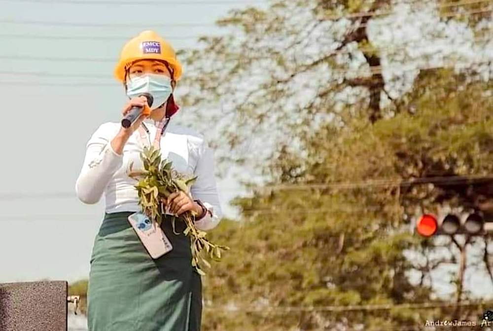 DemoRevoMM's tweet photo. Daw Thet Su Hlaing, a teacher and central committee member of the Basic Education General Strike Committee, was jailed for 5 years for sedition on August 17. Detained in Mandalay’s Obo Prison since October 2021, she also faces an incitement charge.

#WhatsHappeningInMyanmar https://t.co/Odb0YXYIgW