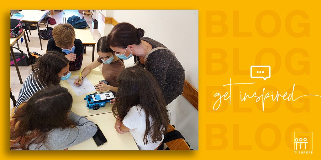 The students of maths teacher Olga Pestana were enthusiastic about the smart irrigation project that she started. “Students see that mathematics is actually very useful.“ 
📌 Read our latest blog on this classroom activity! bit.ly/3POcyHS

#TINspiringSTEM #ITeachMath