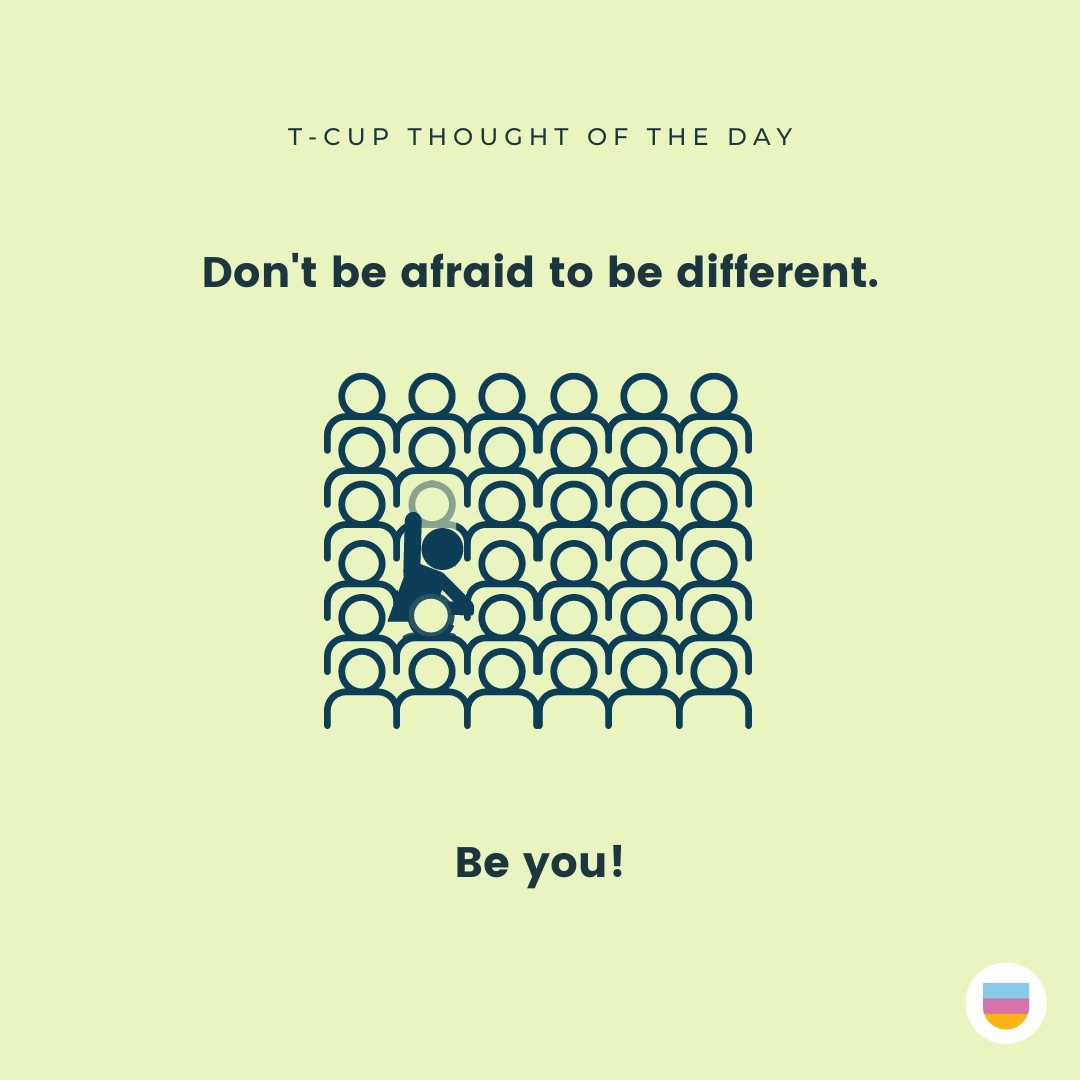 T-Cup Thought of the day...

A nice reminder for today.

#reflect #wellbeing #wellbeingatwork #thrive #selfhelp #rest #recharge