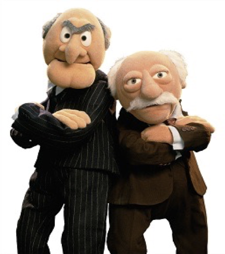 SchererReed's tweet photo. Statler &amp; Waldorf reunited in Bremen @cbep12_bremen 
Last year at this time we were out on @TheJR #exp396 #dinocysts #diatoms https://t.co/fujtkS2OT4