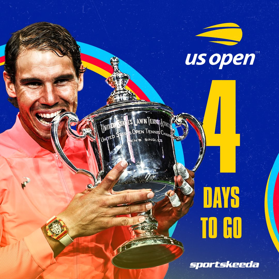 SK__Tennis's tweet photo. The last Grand Slam of the year is only 4 days away now π₯
Rafael Nadal has won 4 titles at the Flushing Meadows ππππ
Can he go level with Roger Federer and Pete Sampras by winning 5th title this time? π
#RafaelNadal #USOpen #FlusingMeadows #Tennis https://t.co/NZBn0nuTA0