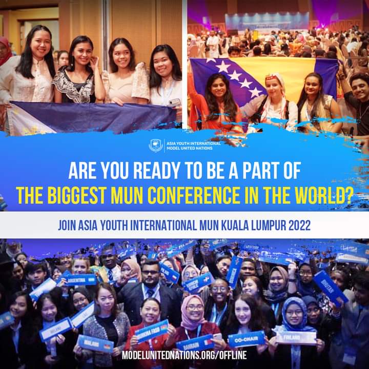 Mohamedkheyr001's tweet photo. Calling out All Youths and Future Diplomats😱
…YOU ARE INVITED!
Let’s Gather & Master Diplomacy here!!!
Use this code in your registration to get a 10 USD Discount >> (IGN-AMB-2851)
Register Now at https://t.co/pdHyY7WJjJ
#AsiaYouthInternationalMUN #MUN #AYIMUN # https://t.co/qAns22zI53