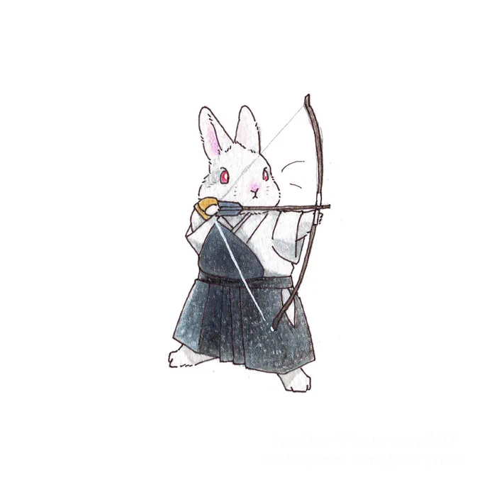 うさぎさんの部活シリーズ〜弓道〜 