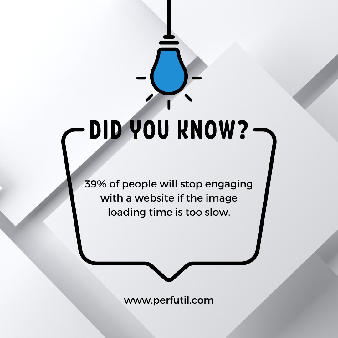 perfutil's tweet photo. Blue Corona, an internet marketing service provider found that 39% of internet users say they will exit a website if they notice that the images take too much time to load or wonβt load at all.
Invest in UX today!
#perfutil #ux #userexperience #uxdesign https://t.co/FcuKc4V44H