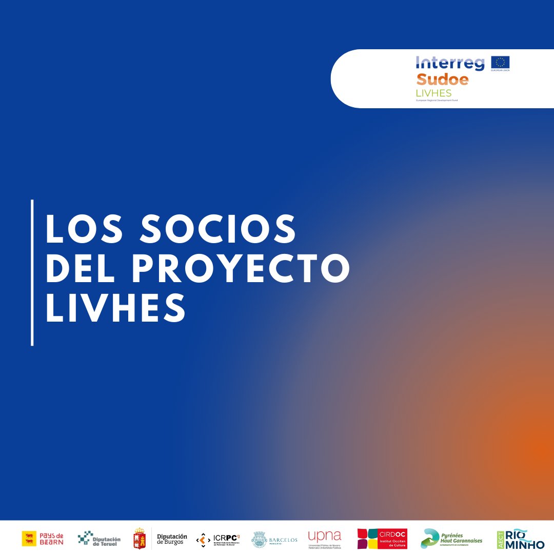 Livhes_Sudoe's tweet photo. 🇪🇸
¿Conoces a los socios del #ProyectoLIVHES?
¡Aquí los tienes! 👀 👇 https://t.co/tkDuP1GbfY