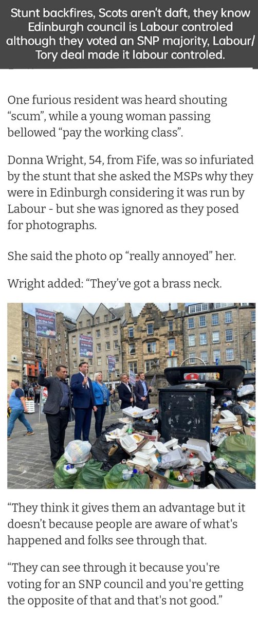 Ianmac611's tweet photo. @scotlibdems @agcolehamilton Here’s yer leader standing with the Tories (where he belongs) posing with rubbish. How appropriate! Glad to hear they all got booed! #LibDemToryLite https://t.co/1YPwer337G