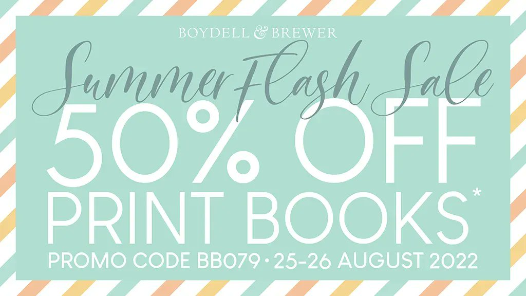 2 DAYS ONLY! Shop our Summer Flash Sale on August 25 & 26 to get 50% OFF print books* with promo code BB079:  boybrew.co/2HWRBbd

*Exclusions apply. #AcademicTwitter #MedievalTwitter #RenTwitter #Twitterstorians