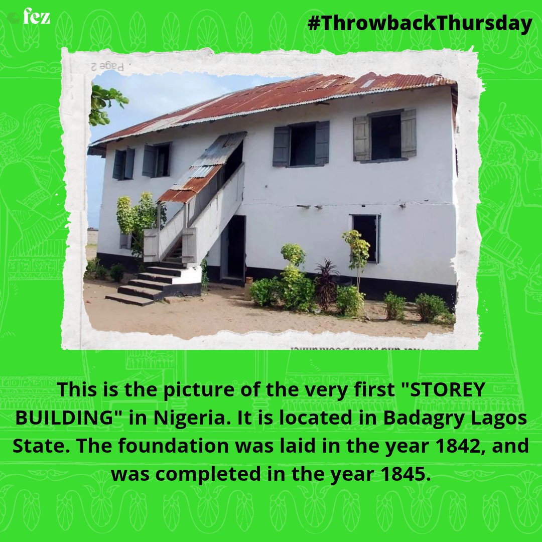 feztraining's tweet photo. This legendary building is 177years old, and still in its location in Badagry. Tag a friend to see this. 
#ThrowBackThursday 
#FezTrainingCentre
#TrainingCentre
#TrainingSpace
#TrainingSpaceRental https://t.co/4VlFwYEAtm