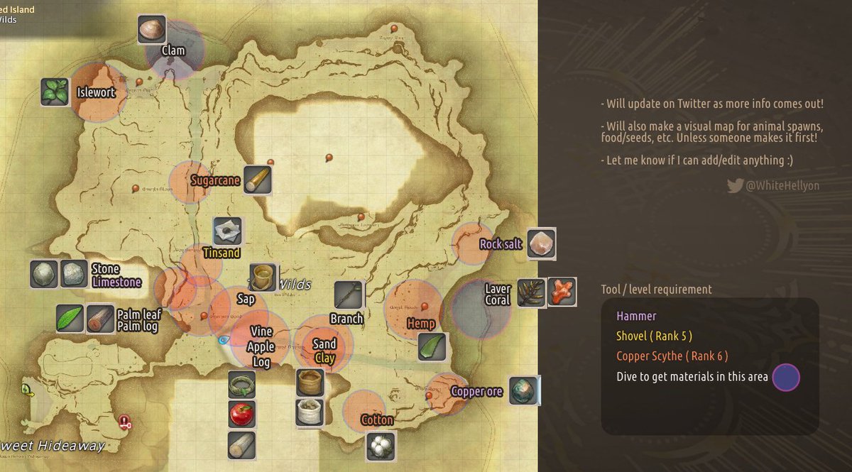 Lauren W.☄︎Unicorn🛡️ on Twitter "RT WhiteHellyon [Update] FFXIV Island Sanctuary gathering