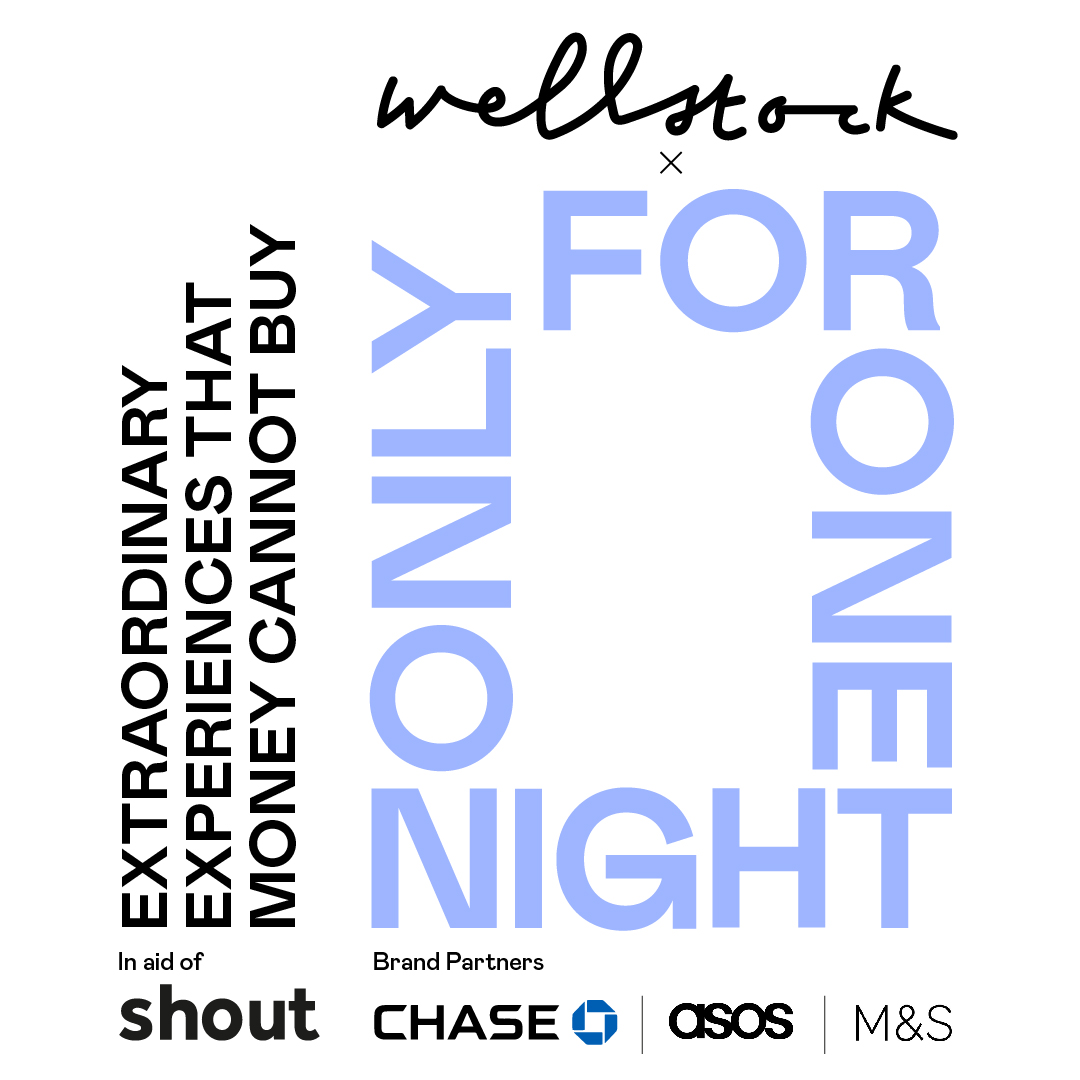 For One Night Only Extraordinary experiences money can't buy. But a donation just might! Huge thanks to @willyoung, Kevin Cahill, @GiveUsAShout & our visionary partners @Chase_uk, @marksandspencer & @ASOS for helping get this off the ground. We start as we mean to go on 😎 #FONO