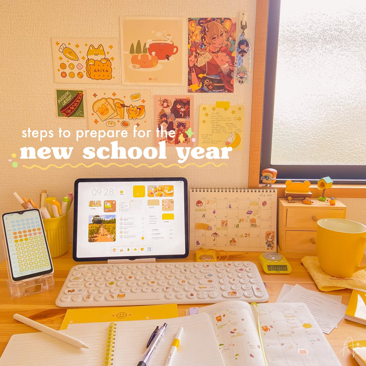 bymirasoul's tweet image. 🌱 steps to prepare for the new school year

The time has come again. New classes, new professors, new experiences, and learnings to indulge in. How one starts their term seldomly sets the rhythm. Here are some steps to prepare so that you can bloom even more 🌻