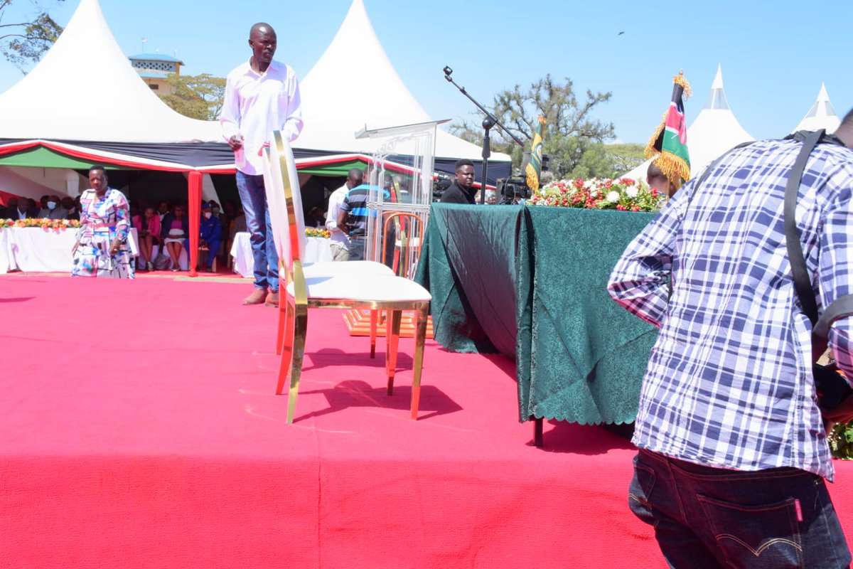 e_kamuri's tweet photo. Psalms 118:24
This is the day the lord has made. 
 We will rejoice and be glad in it.

Ongoing Inauguration ceremony at Nanyuki Stadium Laikipia East Constituency.
#WatumishiWako https://t.co/JeZLYTDwEQ