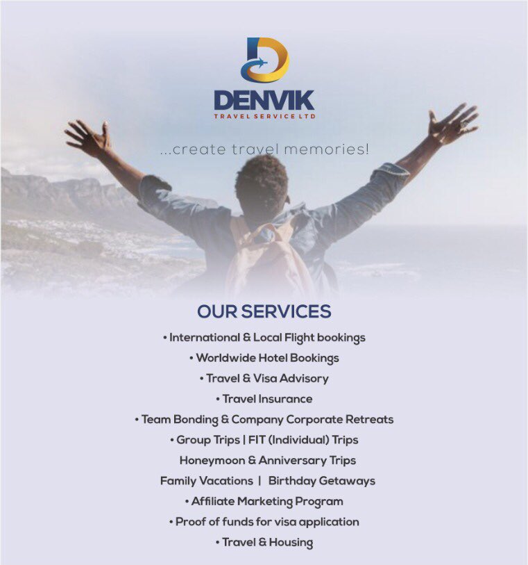 javanjatau's tweet photo. At denvicktravels we keep you up with speed on travels and hospitality and are always available to do whatever in swift with reliable info.we are just a dial or Dm away. https://t.co/ODlJwRG3Ot