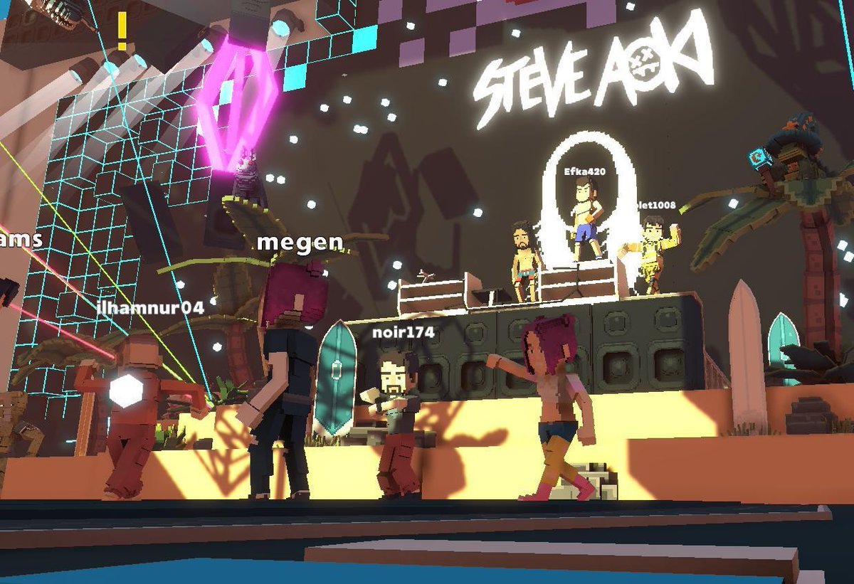 <a href="/TheSandboxGame/">The Sandbox</a> <a href="/steveaoki/">Steve Aoki</a> I just participated in the #SandboxAlphaS3Giveaway for a chance to win 500 SAND! On stage with Steve Aoki, check out my screenshot below!
👇