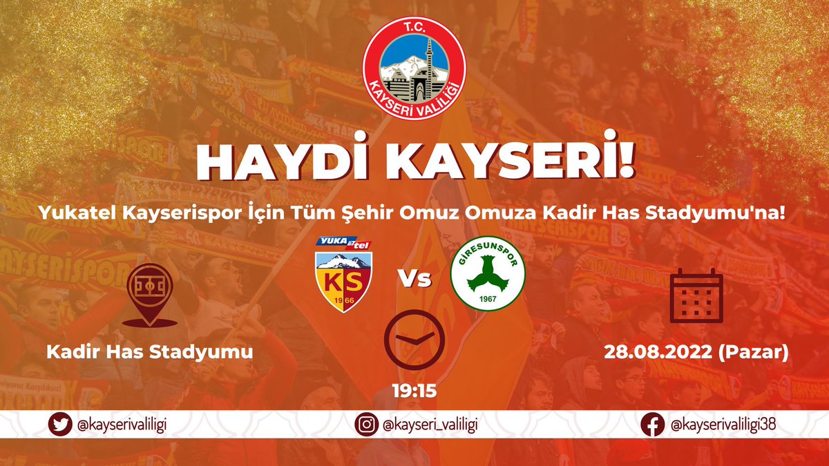 Develi İlçe Milli Eğitim Müdürlüğü (@develimem) on Twitter photo #HaydiKayseriMaça Şehrimizin takımının yanındayız.
<a href="/gokmen_cicek_/">Gökmen Çiçek</a> <a href="/kayserivaliligi/">T.C.Kayseri Valiliği</a> <a href="/kayserimem/">Kayseri İl Millî Eğitim Müdürlüğü</a> <a href="/Ayhan___TELTIK/">Ayhan TELTİK</a> <a href="/ihltoprak/">Murat Toprak🇹🇷</a> #HaydiKayseriMaça Şehrimizin takımının yanındayız.
<a href="/gokmen_cicek_/">Gökmen Çiçek</a> <a href="/kayserivaliligi/">T.C.Kayseri Valiliği</a> <a href="/kayserimem/">Kayseri İl Millî Eğitim Müdürlüğü</a> <a href="/Ayhan___TELTIK/">Ayhan TELTİK</a> <a href="/ihltoprak/">Murat Toprak🇹🇷</a>