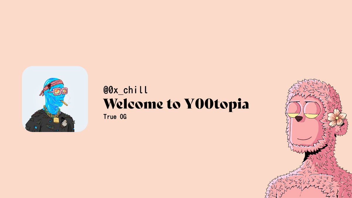 DeY00tList's tweet photo. Hello @0x_chill,

Your @y00tsNFT WL has been been approved! https://t.co/GD6IhZaeDa