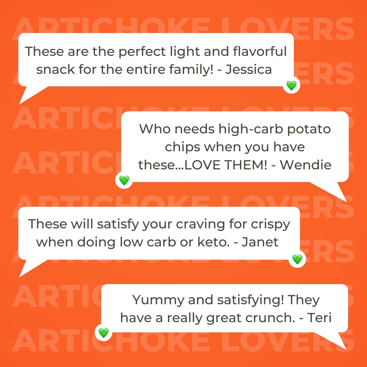 CYNARAartichoke's tweet image. We 💚 seeing Thrive Market #thrivers also become #artichokelovers! 😍 What’s your favorite thing about our Artichoke Chyps? Get snacking: bit.ly/3KfAang 🙌🛒 

#ketosnacks #glutenfree #fiberfueled
