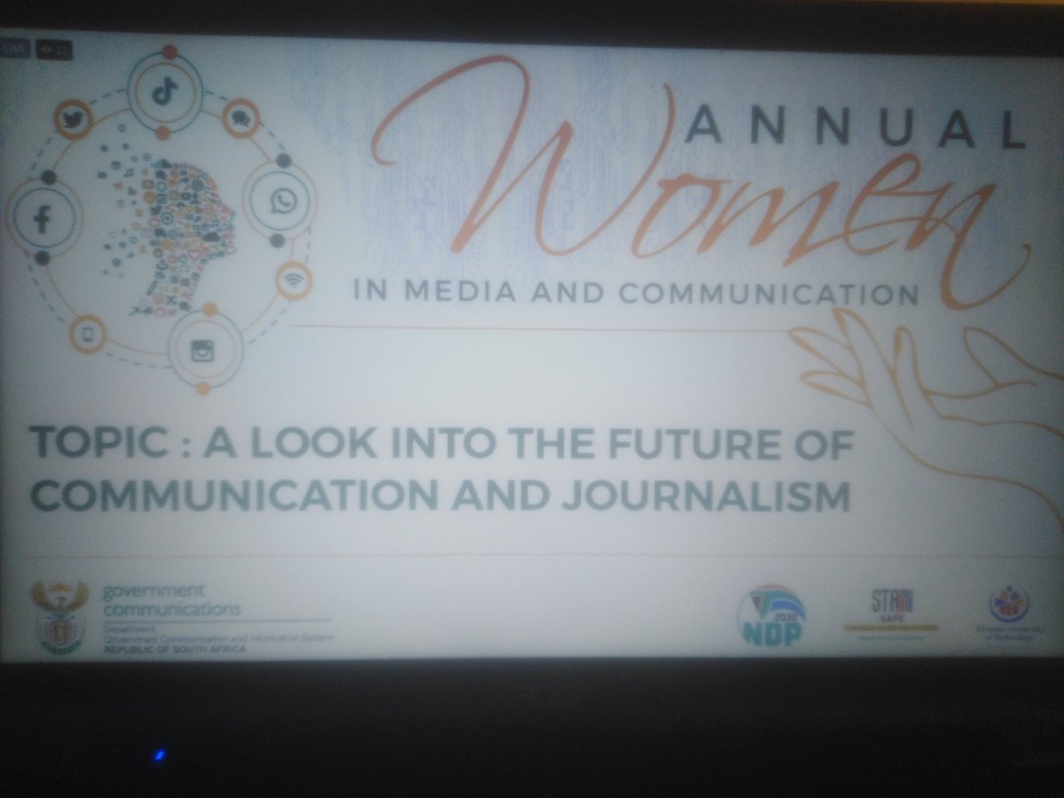 mfiki_s's tweet photo. #TutJourn2022
#tutGcisWomeninMedia https://t.co/EEgOQgYrbz