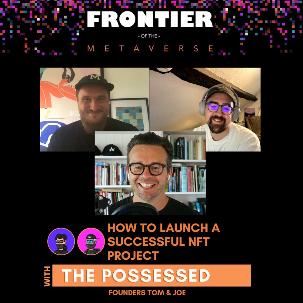 howardvk's tweet photo. How do you Launch a successful #NFT Project? 

Great fun speaking to the founders of 
@ThePossessedNFT -  @tmw_buidls &amp; @whatthefurr
 
We get super tactical how they got hyped &amp; minted out during a 🐻
Listen on Apple: https://t.co/poIMRmAtGx 
Spotify: https://t.co/hQbMIgW8zS https://t.co/Gflm2A8DZT