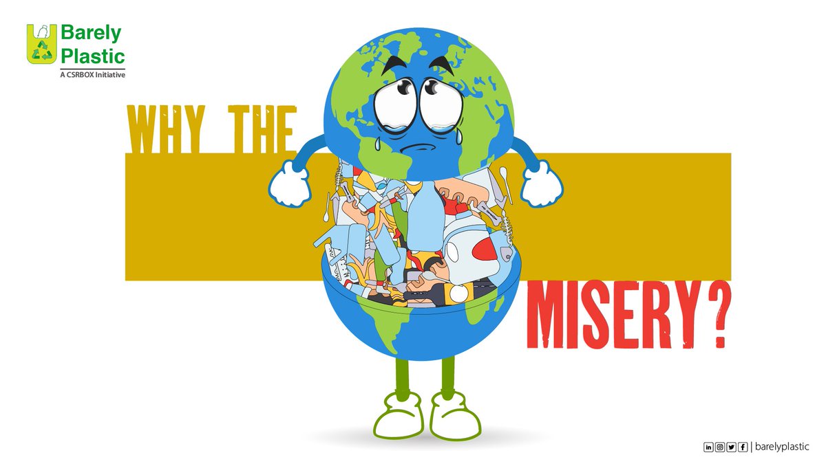 BarelyPlastic's tweet photo. Stuffed till the brim, still we are not STOPPING! WHY?
#facetheplastictruth #climatechange 
#savetheearth #startsmall #bigchange  #environmentallyfriendly #sustainability #csrbox #bharatcares #lessplastic #lesssingleuseplastic #healthylifestyle #behaviouralchange #students https://t.co/c5it8GJmqa