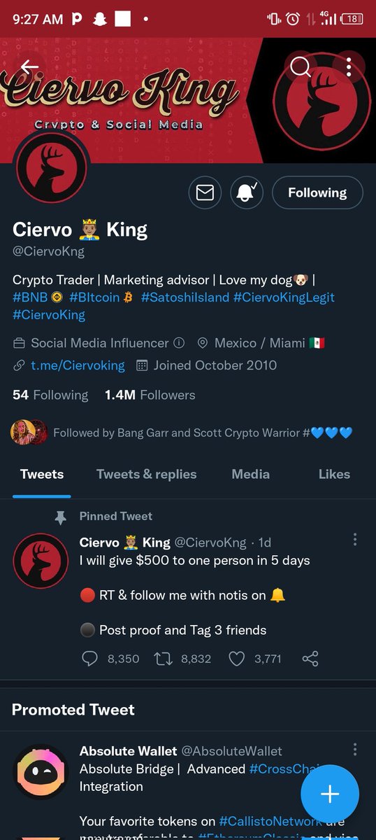 DavidOsaloni's tweet photo. @ScottLEOWarrior @CiervoKng Thank you
Done🤍💙❤️ https://t.co/zuXbiNzBwu