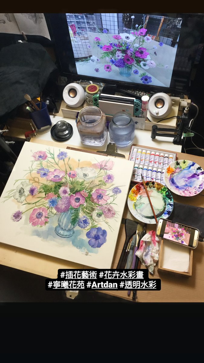 2006danny1's tweet photo. 花卉靜物水彩作品
#Artdan #art #drawing #watercolor #flower #plantdrawing
#花藝 #靜物水彩畫 #花卉 #水彩畫 #速寫 https://t.co/kUK8ELmgs4